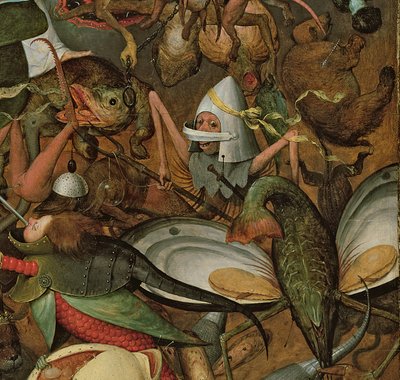 De val van de opstandige engelen, 1562 (detail) door Pieter Bruegel the Elder